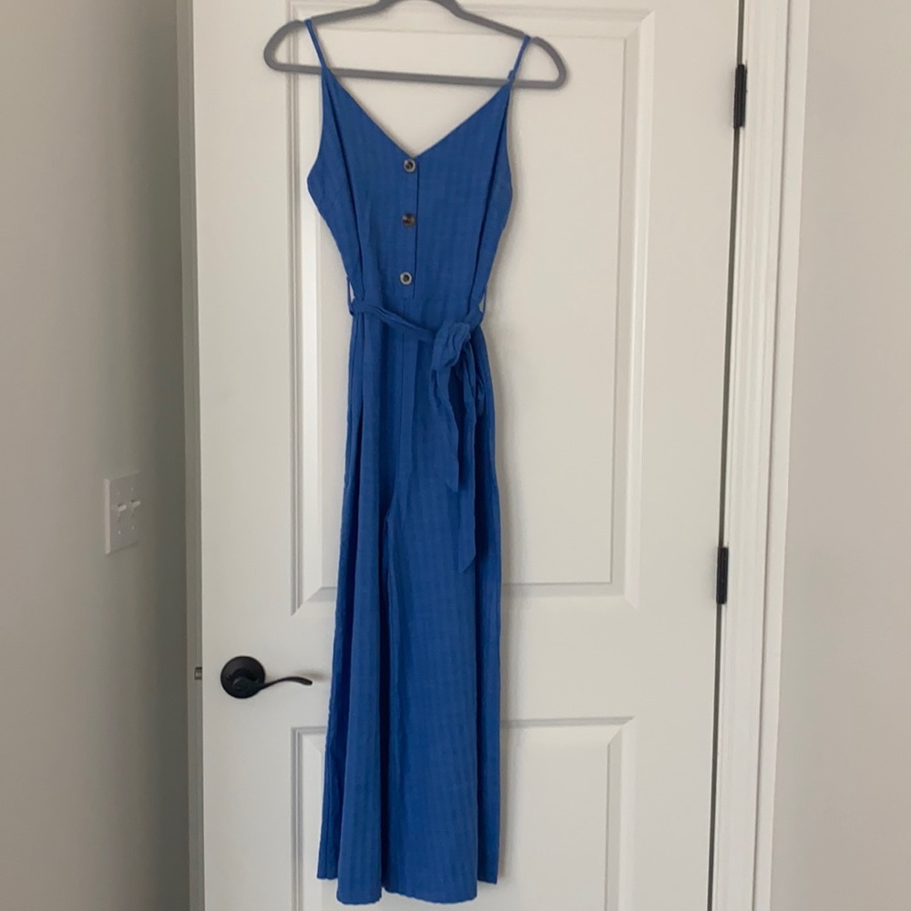 Linen pant romper